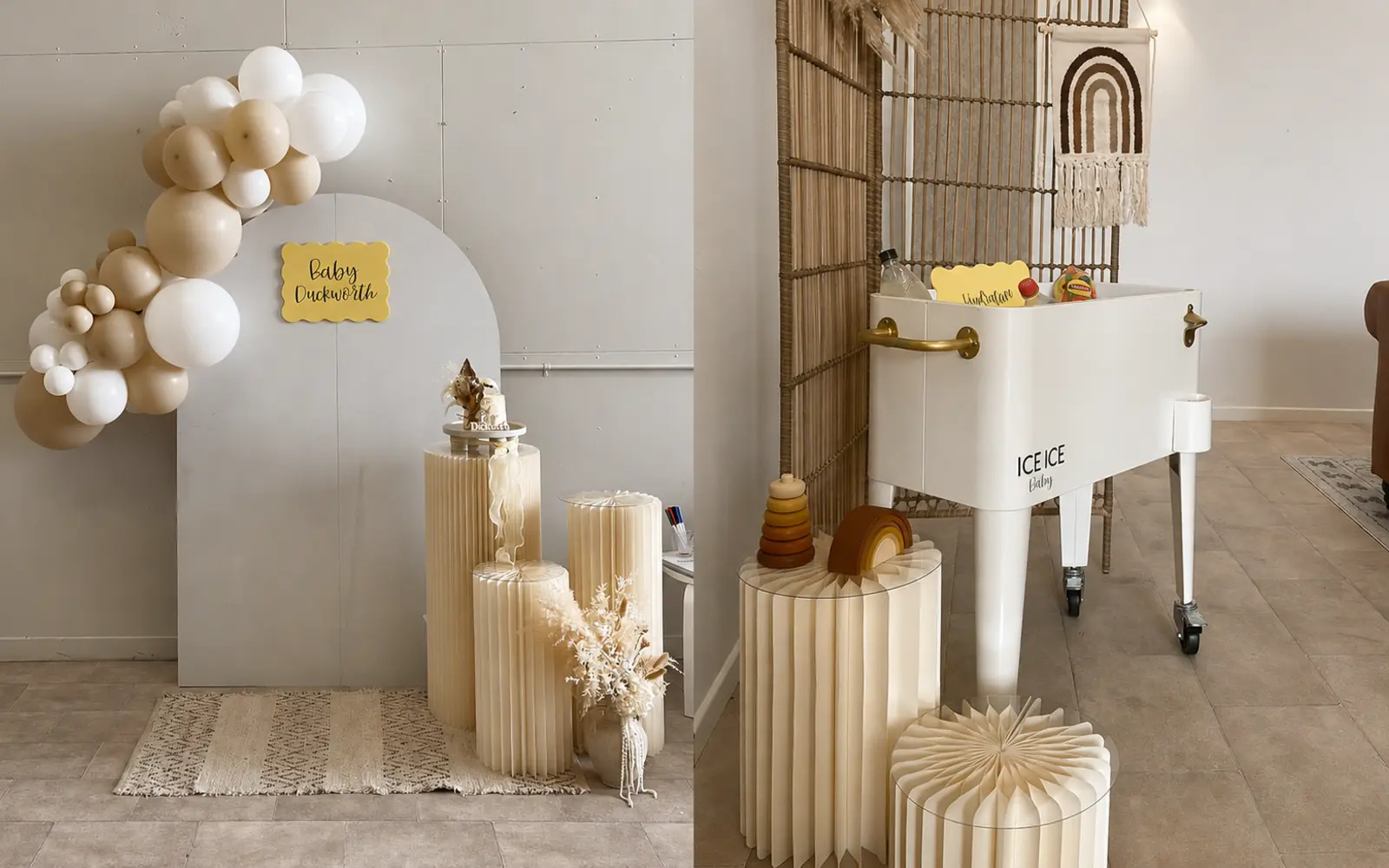 Milestone celebration styled at Birdcage Studios