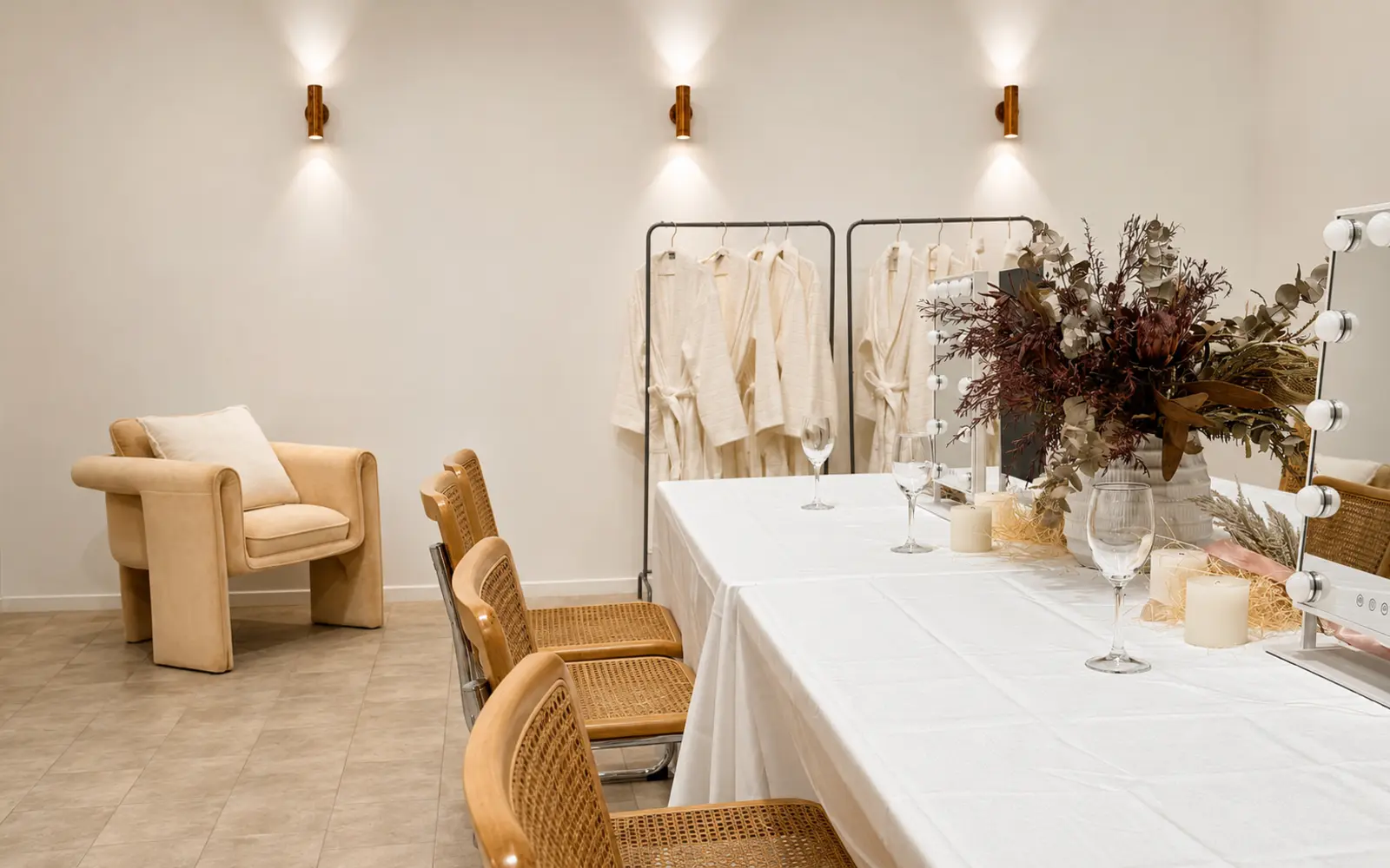 Birdcage Studios styled for an intimate event